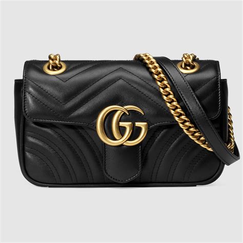 gg purse black|gucci marmont small vs mini.